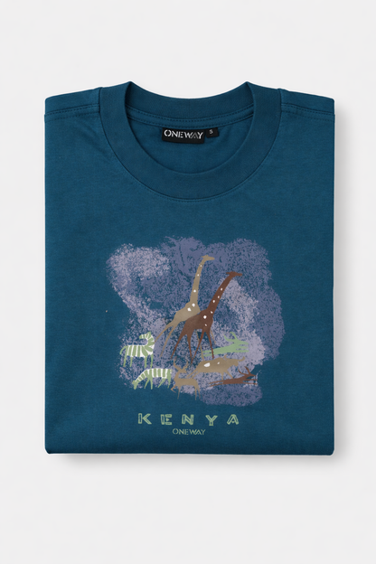 Oneway Kenya Cave Paintings T-Shirt – Premium 100% Cotton Kenya T-shirts