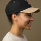 Kenya Shield Leather Cap - Embroidered Peak Cap for Stylish Protection