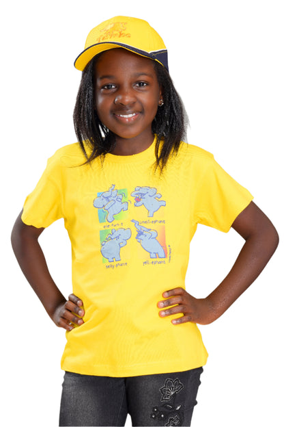 Four Fun Elephants Kids T-Shirt