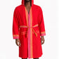 Kikoy Bathrobe / Gown – Handmade Kenyan Cotton Robe by Oneway Kenya