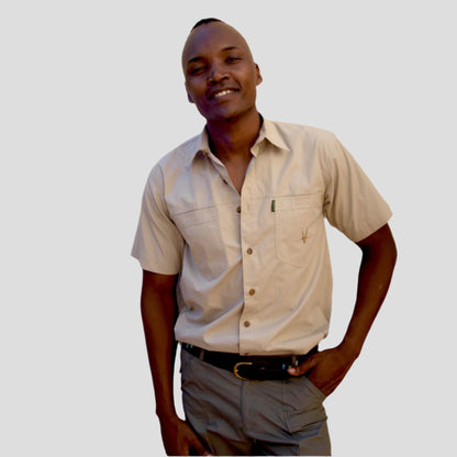 Kili Short Sleeve Safari Shirt – Made in Kenya | ONEWAY Kenya | Olive