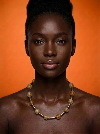 Lions Mane Necklace - Elegant Short Chain for Nature Lovers