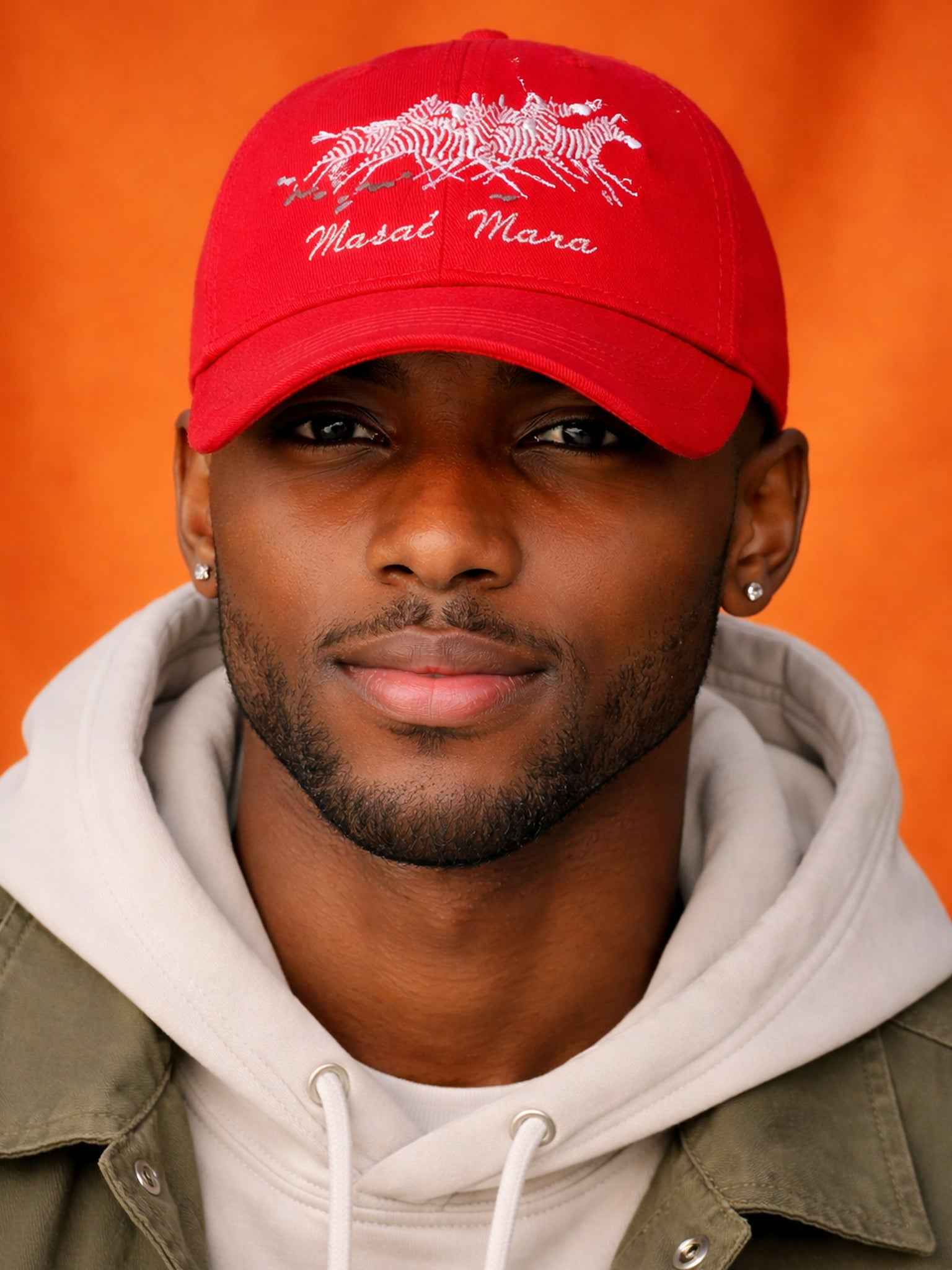 Masai Mara Zebras Cap - Embroidered Cotton Twill Hat