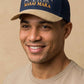 Masai Mara Embroidered Leather Cap - Unique Peak Design