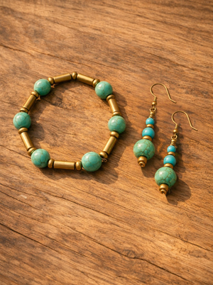 Melan Bracelet and Earring Sets for Elegant Style