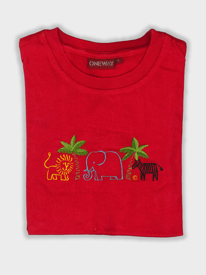 Animal At The Oasis Kids T-Shirt – Soft, Fun &amp; Adventure-Ready