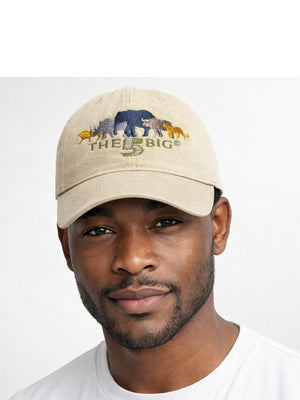 Pigment Washed Cap – The Big Five 100% Cotton Heavy Canvas Hat