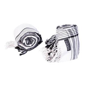 Authentic Kikoy Cloth Kenya | Handwoven Wrap by ONEWAY, White