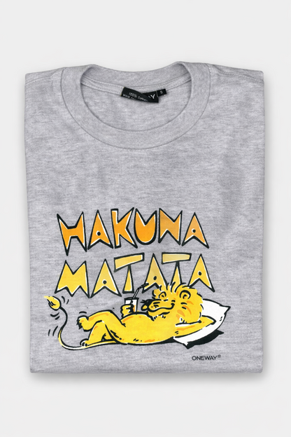 Hakuna Matata Printed T-Shirt for Everyday Comfort and Style