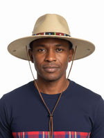 Safari Hat With Beaded Straps – Handcrafted Outdoor & Travel Hat 725 (Copy)