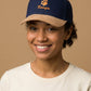 Small Paw Kenya Leather Peak Cap - Embroidered Quality Headwear