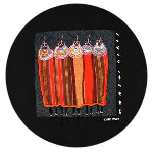 Masai Ladies With Shuka T-Shirt