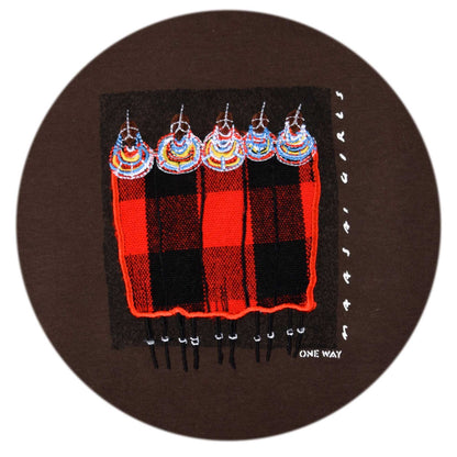 Masai Ladies With Shuka T-Shirt