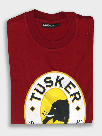 Oneway Kenya Tusker Print T-Shirt – 100% Cotton