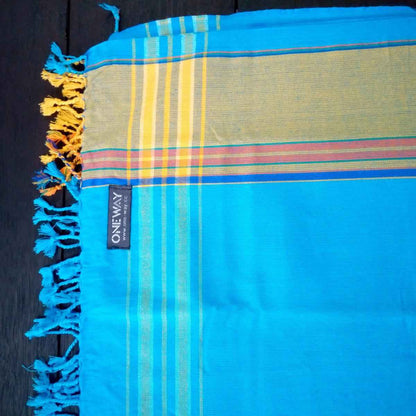 Kikoy Bathrobe / Gown – Handmade Kenyan Cotton Robe by Oneway Kenya