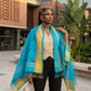 Printed Kikoy Wrap – Kichane Design (100% Cotton) Orange