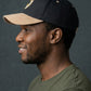 Tusker Embroidered Leather Peak Hat for Stylish Outdoor Adventures