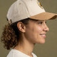 Tusker Embroidered Leather Peak Hat for Stylish Outdoor Adventures