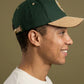 Tusker Embroidered Leather Peak Hat for Stylish Outdoor Adventures