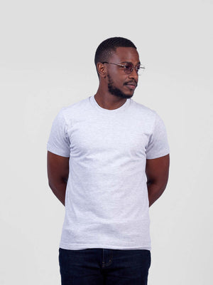 Unisex Cotton T-Shirts Nairobi Fit Front and Back View – ONEWAY Kenya