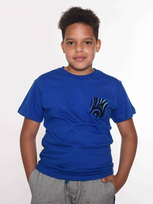 Wakanda t-shirt with Kitenge Pocket