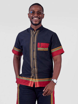 Kikoy Men’s African Shirt – Premium Cotton | ONEWAY Kenya