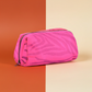 Toiletry Wash Printed Bags Grey Fuschia