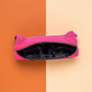 Toiletry Wash Printed Bags Grey Fuschia