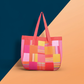 Kikoy Patchwork Bag - Blue