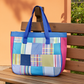 Kikoy Patchwork Bag - Blue