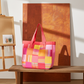 Kikoy Patchwork Bag - Black