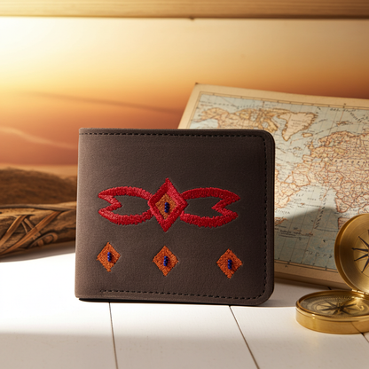 Peace Men’s Leather Wallet | Handcrafted in Kenya by Oneway Kenya