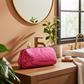 Toiletry Wash Printed Bags Grey Fuschia