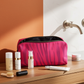Toiletry Wash Printed Bags Grey Fuschia