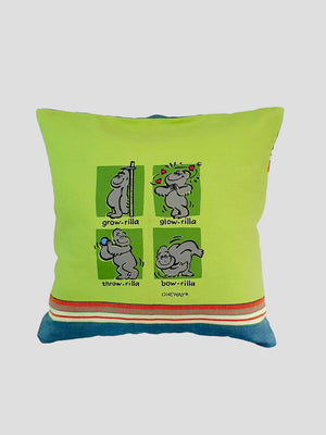 Kikoy Cushion Covers – 4 Fun Gorilla Prints | 100% Cotton, Handmade in Kenya