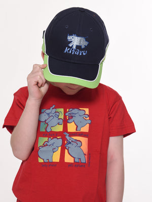 Kifaru Kids Cap – 100% Cotton Rhino Design by Oneway Kenya