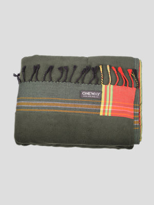 Kikoy Blanket - Dark-green