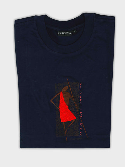 Masai Warrior With Shuka T-Shirts - Celebrate African Heritage and Unique Style