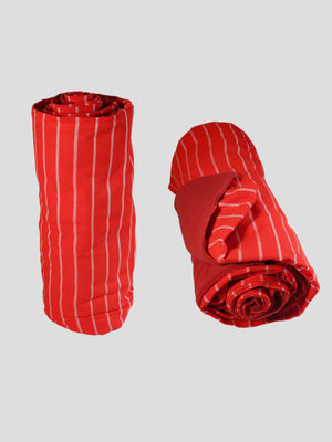 Unique Shuka Fleece Throw - Vibrant Kenyan Design by Oneway