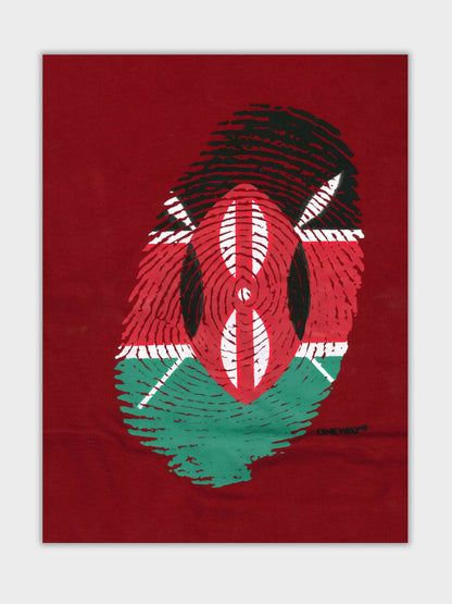 Kenya Thumb Print Tee - Unique and Stylish T-Shirt Design