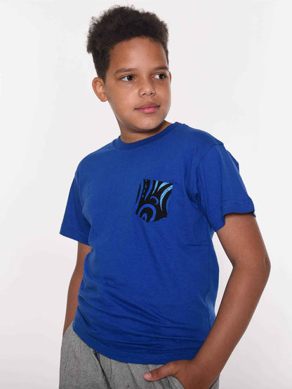 Wakanda t-shirt with Kitenge Pocket