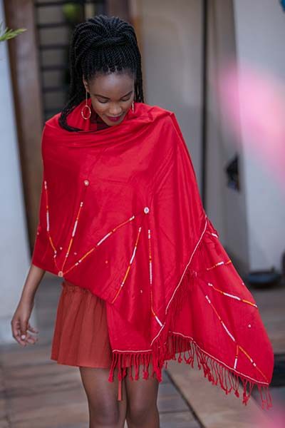 ONEWAY kenya africa inspired women beaded scarf accessories