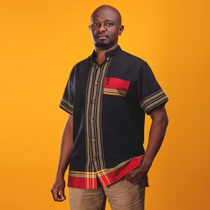 Kikoy Mens Shirt black - ONEWAY KENYA