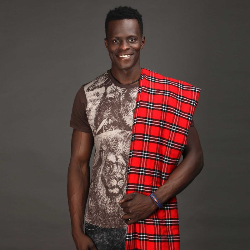 Maasai shuka pattern I Fleece Blanket