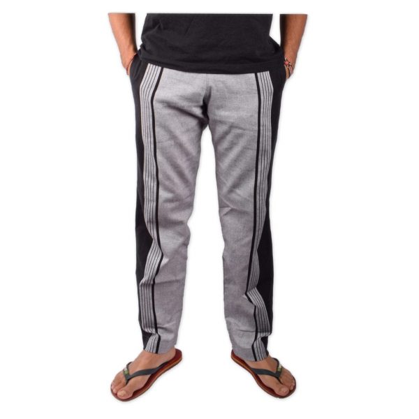 African Kikoy Trousers for Men - Grey